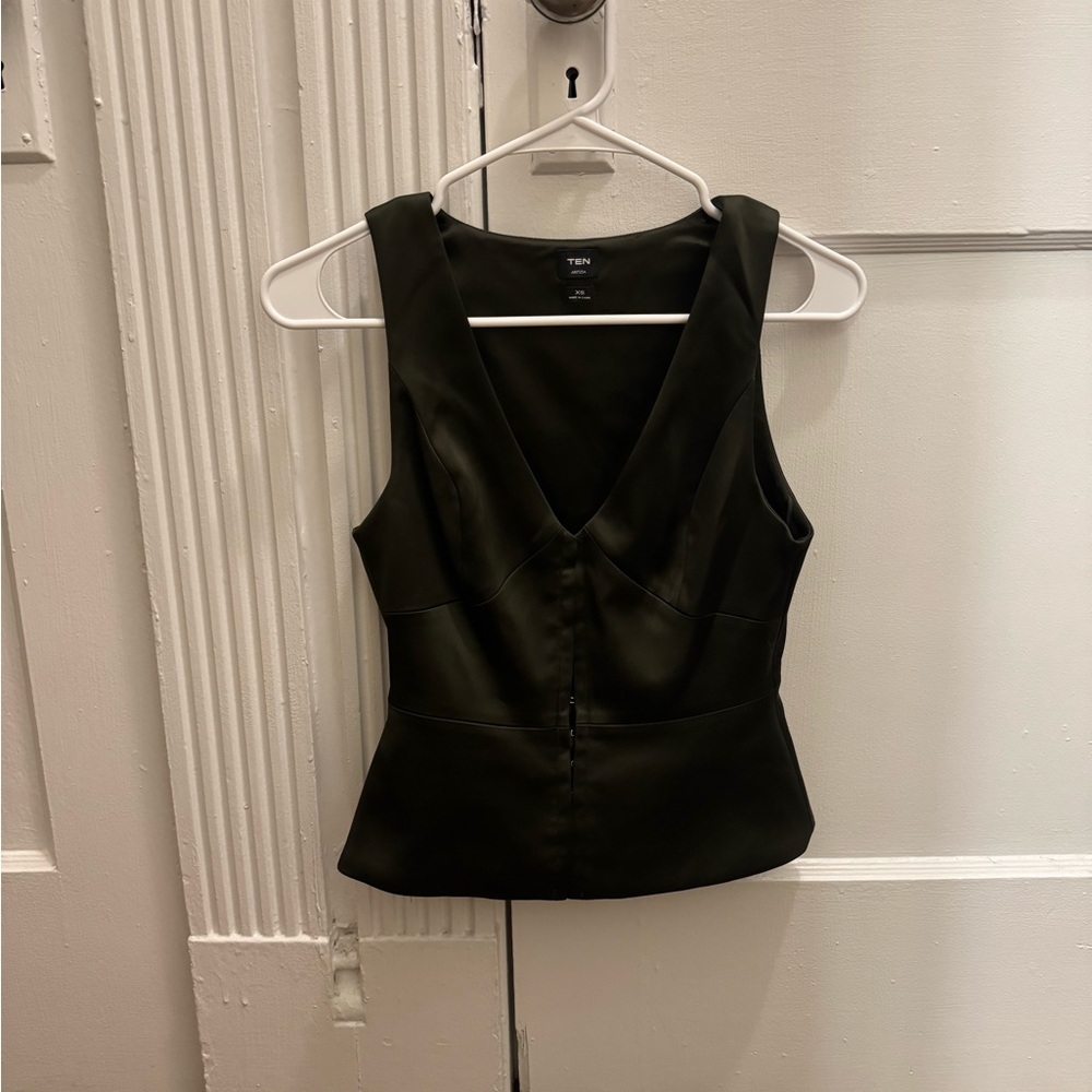 Aritzia Black Bustier Corset Tank Top